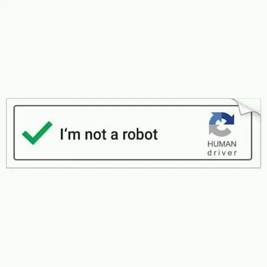 I’m mot a robot